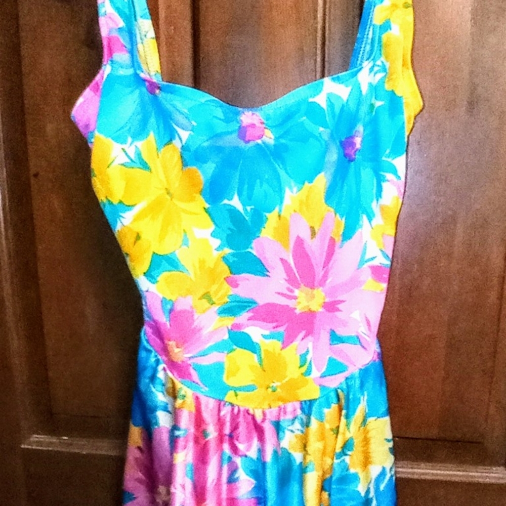 Tropical Skirted Swimsuit
